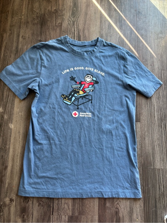 Life Is Good Other - Life is Good American Red Cross Shirt